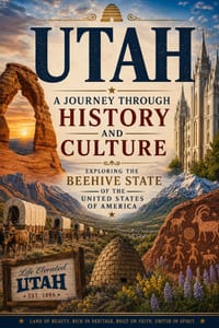 Utah: A Journey Through History and Culture Exploring the Beehive State of the United States of America cover