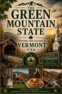 The Green Mountain State A History and Culture of Vermont, USA cover