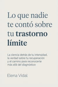 Lo que nadie te contó sobre tu trastorno límite: La ciencia detrás de tu intensidad, la verdad sobre tu recuperación y el camino para reconocerte más cover