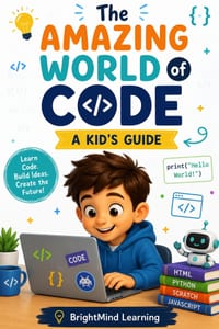 The Amazing World of Code: A Kid's Guide to Coding, Scratch, Python, and Robotics cover