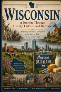 Wisconsin: A Journey Through History, Culture, and Heritage Exploring America's Dairyland from Ancient Times to the Modern Age cover