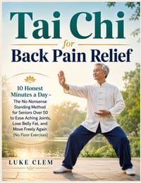 Tai Chi for Back Pain Relief: 10 Honest Minutes a Day - The No-Nonsense Standing Method for Seniors Over 50 to Ease Aching Joints, Lose Belly Fat, and cover