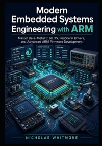 Modern Embedded Systems Engineering with ARM: Master Bare-Metal C, RTOS, Peripheral Drivers, and Advanced ARM Firmware Development cover