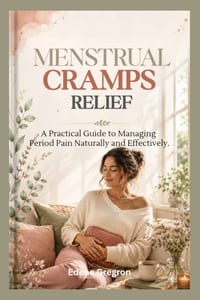 Menstrual Cramps Relief: A Practical Guide to Managing Period Pain Naturally and Effectively. cover