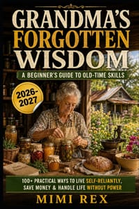 Grandma's Forgotten Wisdom: A Beginner's Guide to Old-Time Skills: 100+ Practical Ways to Live Self-Reliantly, Save Money & Handle Life Without Power cover