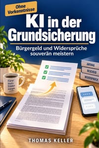 KI in der Grundsicherung: Bürgergeld, Bescheide und Widersprüche mit klugen Werkzeugen bewältigen cover