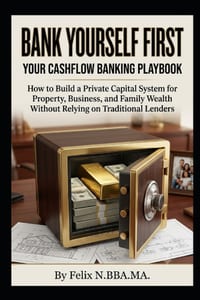 Bank Yourself First, Your Cash Flow Banking Playbook: How to Build a Private Capital System for Property, Business, and Family Wealth Without Relying cover