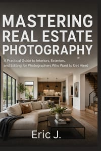 Mastering Real Estate Photography: A Practical Guide to Interiors, Exteriors, and Editing for Photographers Who Want to Get Hired cover