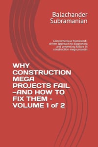 WHY CONSTRUCTION MEGA PROJECTS FAIL-AND HOW TO FIX THEM - VOLUME 1 of 2: Comprehensive framework-driven approach to diagnosing and preventing failure cover
