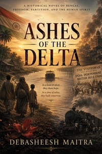 Ashes of the Delta: A Historical Novel of Bengal, Freedom, Partition, and the Human Spirit cover