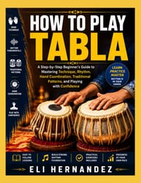 How to Play Tabla: A Step-by-Step Beginner's Guide to Mastering Technique, Rhythm, Hand Coordination, Traditional Patterns, and Playing with Confidenc cover