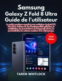 Samsung Galaxy Z Fold 8 Ultra Guide de l'utilisateur cover