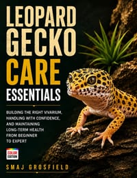Leopard Gecko Care Essentials: Building the Right Vivarium, Handling with Confidence, and Maintaining Long-Term Health from Beginner to Expert cover