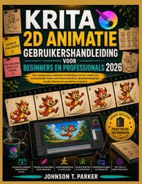 Krita 2D Animatie Gebruikershandleiding Voor Beginners En Professionals 2026: Een stapsgewijze handleiding voor het maken van professionele frame-by-f cover