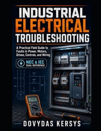 Industrial Electrical Troubleshooting: A Practical Field Guide to Diagnosing Faults in Motors, Drives, Control Circuits, Sensors, Power Systems, and I cover