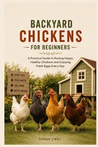 Backyard Chickens for Beginners: A Practical Guide to Choosing the Right Breeds, Building a Safe Coop, Raising Healthy Chickens, and Enjoying Fresh Eg cover