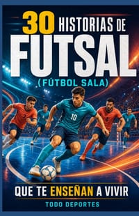 30 historias de Futsal que te enseñan a vivir: Fútbol sala: lecciones de esfuerzo, resiliencia, liderazgo y trabajo en equipo dentro y fuera de la pis cover
