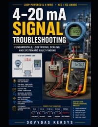 4-20 mA Signal Troubleshooting: A Practical Guide to Current Loops, Transmitter Wiring, Scaling, Measurement, and Systematic Fault-Finding cover