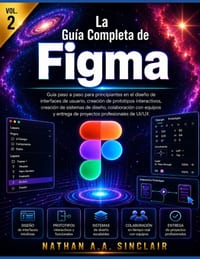 La Guía Completa de Figma VOL.2: Guía paso a paso para principiantes en el diseño de interfaces de usuario, creación de prototipos interactivos, creac cover