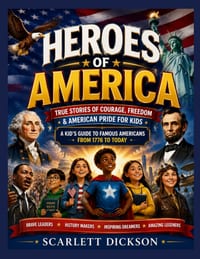 Heroes of America: True Stories of Courage, Freedom & American Pride for Kids A Kid's Guide to Famous Americans from 1776 to Today cover