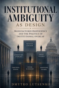 Institutional Ambiguity as Design: Manufactured Inefficiency and the Politics of Institutional Overlap cover