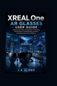 XREAL One AR Glasses User Guide: Master Setup, Device Compatibility, Productivity, Entertainment, Troubleshooting, and Every Essential Feature with Co cover
