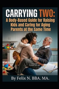 Carrying Two: A Body-Based Guide for Raising Kids and Caring for Aging Parents at the Same Time. cover