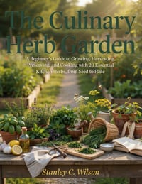 The Culinary Herb Garden: A Beginner's Guide to Growing, Harvesting, Preserving, and Cooking with 20 Essential Kitchen Herbs, from Seed to Plate cover
