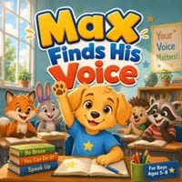 Max Finds His Voice: An Encouraging Story About Finding the Courage to Raise Your Hand and Speak Up in Class, for Boys Ages 5-8 cover
