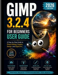 Gimp 3.2.4 for Beginners User Guide 2026: A Step-by-Step Guide to Photo Editing, Graphic Design, and Digital Art cover
