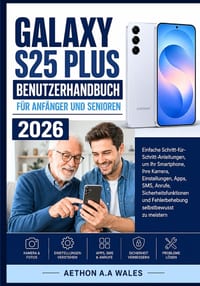Galaxy S25 Plus Benutzerhandbuch Für Anfänger Und Senioren 2026: Einfache Schritt-für-Schritt-Anleitungen, um Ihr Smartphone, Ihre Kamera, Einstellung cover