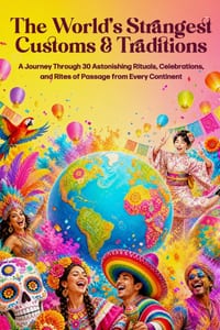 The World's Strangest Customs & Traditions: A Journey Through 30 Astonishing Rituals, Celebrations, and Rites of Passage from Every Continent cover