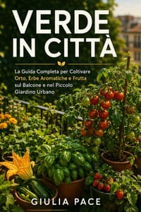 Verde in Città: La Guida Completa per Coltivare Orto, Erbe Aromatiche e Frutta sul Balcone e nel Piccolo Giardino Urbano, dal Primo Seme al Primo Racc cover