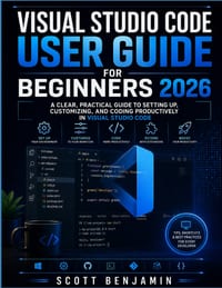 Visual Studio Code User Guide for Beginners 2026: A Clear Practical Guide to Setting Up Customizing and Coding Productively in Visual Studio Code cover