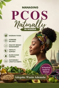Managing Pcos Naturally in Nigeria: A Practical Guide to Nigerian Foods, Hormone Balance, Healthy Weight Management, Fertility Support, Blood Sugar Co cover