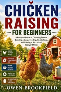 Chicken Raising for Beginners: A Practical Guide to Choosing Breeds, Building a Coop, Feeding, Health Care, and Raising a Successful Backyard Flock cover