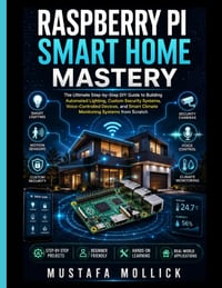 Raspberry Pi Smart Home Mastery: The Ultimate Step-by-Step DIY Guide to Building Automated Lighting, Custom Security Systems, Voice-Controlled Devices cover