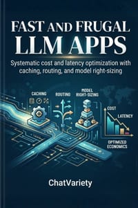 Fast and Frugal LLM Apps: Systematic cost and latency optimization with caching, routing, and model right-sizing cover