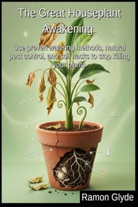The Great Houseplant Awakening: Use proven watering methods, natural pest control, and soil hacks to stop killing your plants cover