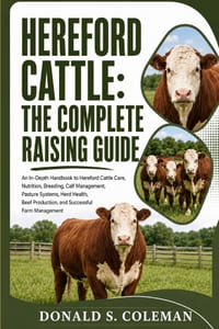 Hereford Cattle: The Complete Raising Guide: An In-Depth Handbook to Hereford Cattle Care, Nutrition, Breeding, Calf Management, Pasture Systems, Herd cover
