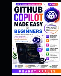 GitHub Copilot Made Easy for Beginners: A Practical Step-by-Step Guide to Writing Better Code, Building Real Projects, and Boosting Productivity with cover