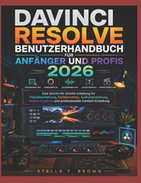 DaVinci Resolve Benutzerhandbuch Für Anfänger Und Pro 2026: Ein Schritt-für-Schritt-Leitfaden zur Videobearbeitung, Farbkorrektur, Audiobearbeitung, M cover