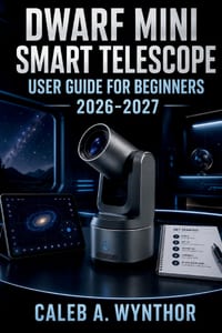DWARF mini Smart Telescope User Guide for Beginners 2026-2027: A Practical Manual for App Control Sky Alignment Deep Sky and Milky Way Imaging Solar a cover