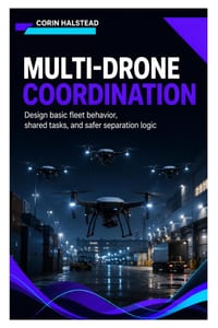 Multi-Drone Coordination: Design basic fleet behavior, shared tasks, and safer separation logic cover
