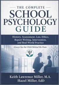 The Complete School Psychology Guide: History, Assessment, Law, Ethics, Report Writing, Intervention, and Real-World Practice cover