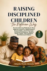 Raising Disciplined Children the Nigerian Way: Practical, Loving Methods for Busy Nigerian Parents to Build Respect, Responsibility, Good Character, E cover