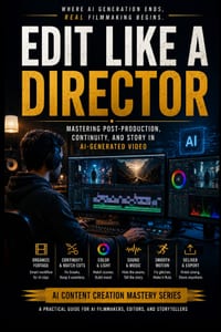 Edit Like a Director: Mastering Post-Production, Continuity, and Story in AI-Generated Video cover