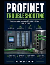 PROFINET Troubleshooting: A Practical Guide to Device Names, Network Connections, Industrial Ethernet Cabling, Diagnostics, and Systematic Fault-Findi cover