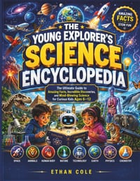 The Young Explorer's Science Encyclopedia: The Ultimate Guide to Amazing Facts, Incredible Discoveries, and Mind-Blowing Science for Curious Kids cover