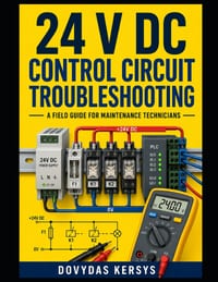 24 V DC Control Circuit Troubleshooting: A Practical Field Guide to Power Supplies, Switches, Relays, Sensors, Multimeter Testing, and Systematic Faul cover